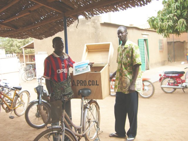 Travelling library, Burkina Faso